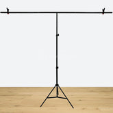 Aperturee T-Shape Adjustable Backdrop Stand Support Frame